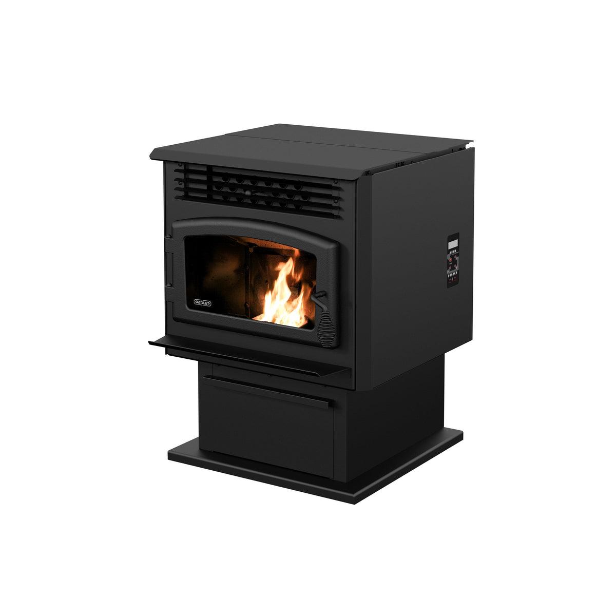 ECO-55 2,000 Sq. Ft. Top Feed Pellet Stove 60 lb Hopper With Blower New