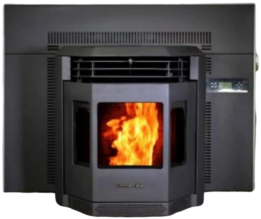 HP22I 2,800 sq. ft. Pellet Stove Fireplace Insert 47 lb Hopper Capacity Black New