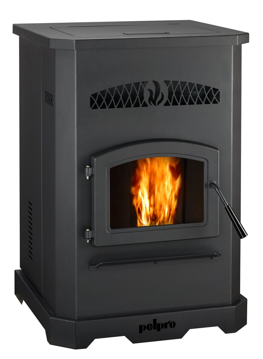 PP130-B Pellet Stove 130 Lbs. Hopper 49,200 BTU 265 CFM 2500 Sq. Ft. Scratch and Dent