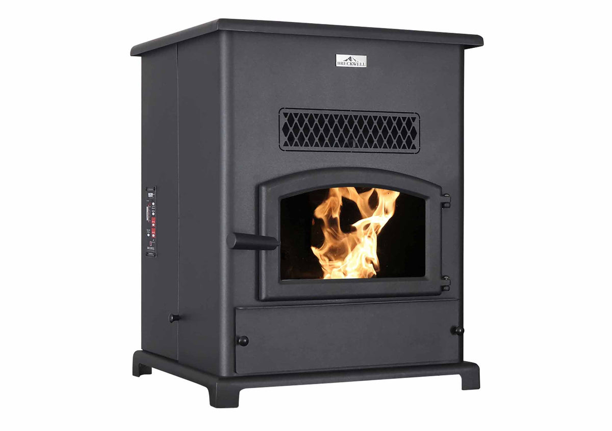 SP1000 Big E Pellet Stove with 120CFM Blower 400-2,200 Sq. Ft 47,000 BTUs New