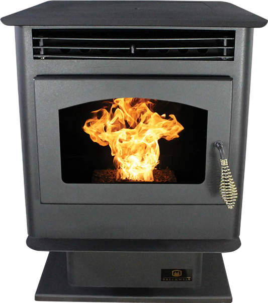 SP22 Maverick Pellet Stove with Pedestal 1500 Sq. Ft 40,000 BTUs New