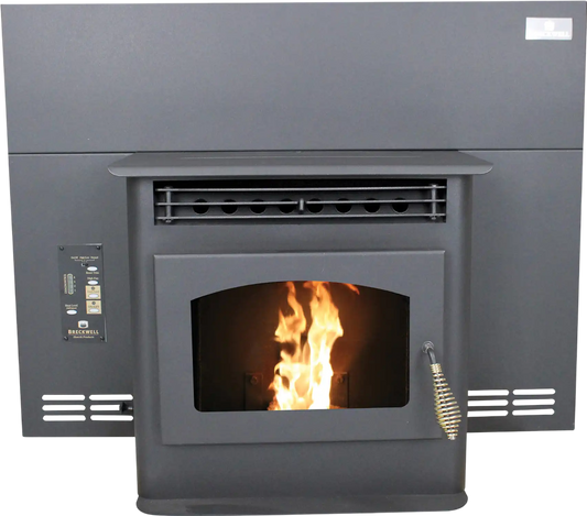 SP22i Maverick Pellet Fireplace Insert w/ Large Surround 1500 Sq. Ft 40,000 BTUs New