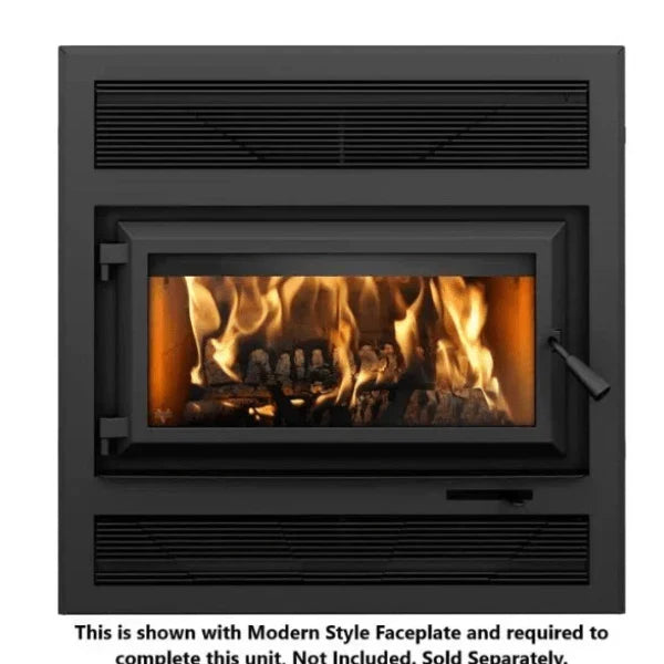 HE250R Wood Burning Fireplace with Blower 176 CFM 80,000 BTU 2,200 Sq. Ft New