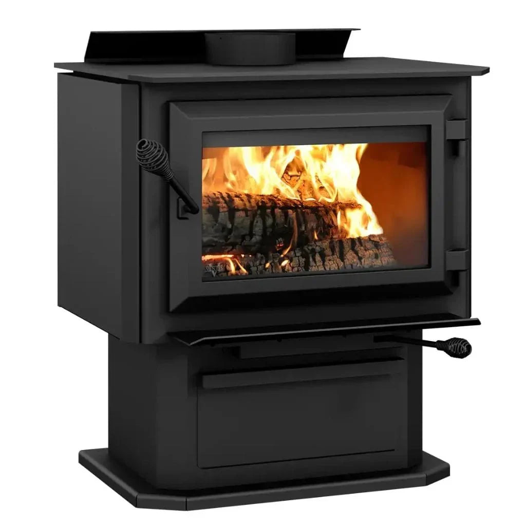 HES170 Wood Stove Single Door 1.9 Cubic Foot 65,000 BTU 1,800 Sq. Ft New