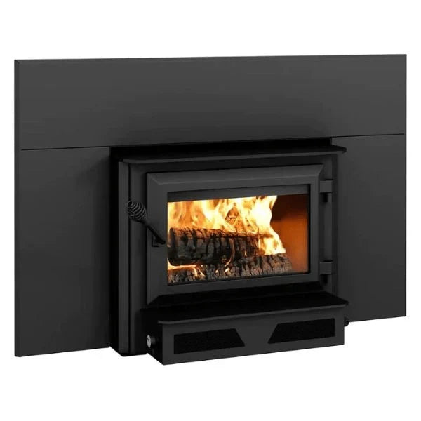 HEI170 Fireplace Insert Wood Burning with Blower 144 CFM 65,000 BTU 1,800 Sq. Ft New
