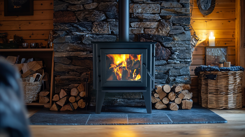 WP-200 Wood Stove 1.89 Cu.Ft Firebox 51,000 BTU 2,600 Sq. Ft. New