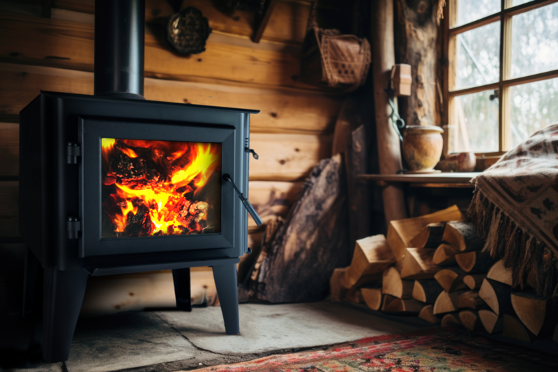 WP-200 Wood Stove 1.89 Cu.Ft Firebox 51,000 BTU 2,600 Sq. Ft. New